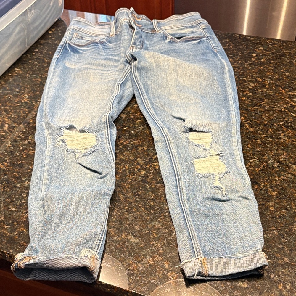 KanCan Light Blue Distressed Skinny Jeans